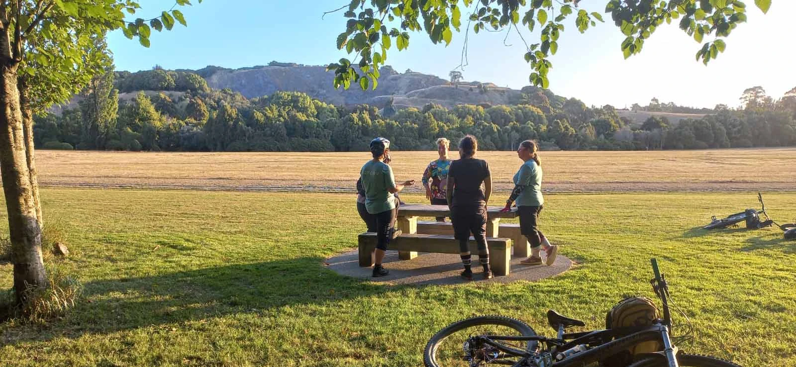 Post ride group-ride-catch-up